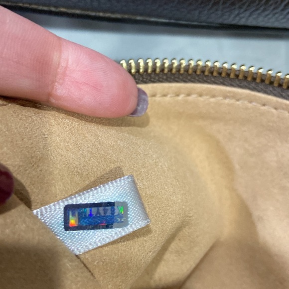 Jimmy Choo Nine2Five E/W Leather Tote + Pouch - Picture 11 of 15